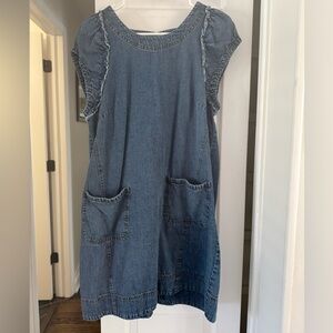Pilcro Blue Denim Dress